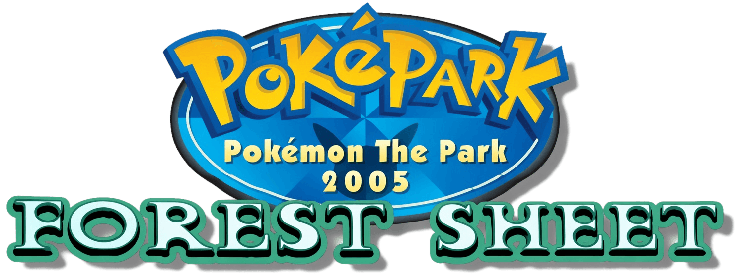 Logo de PokéPark Forest Sheet