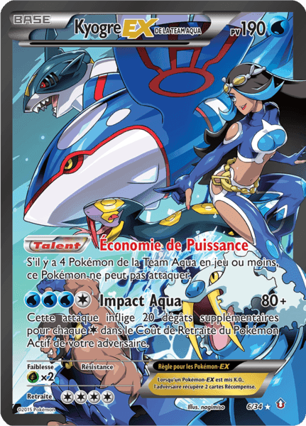 Kyogre EX de la Team Aqua