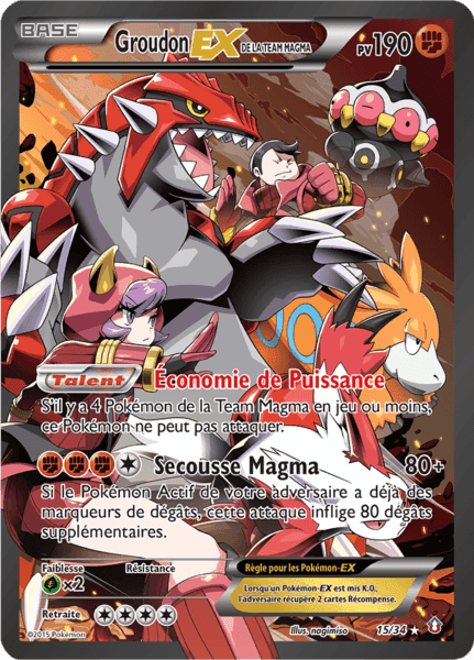 Groudon EX de la Team Magma