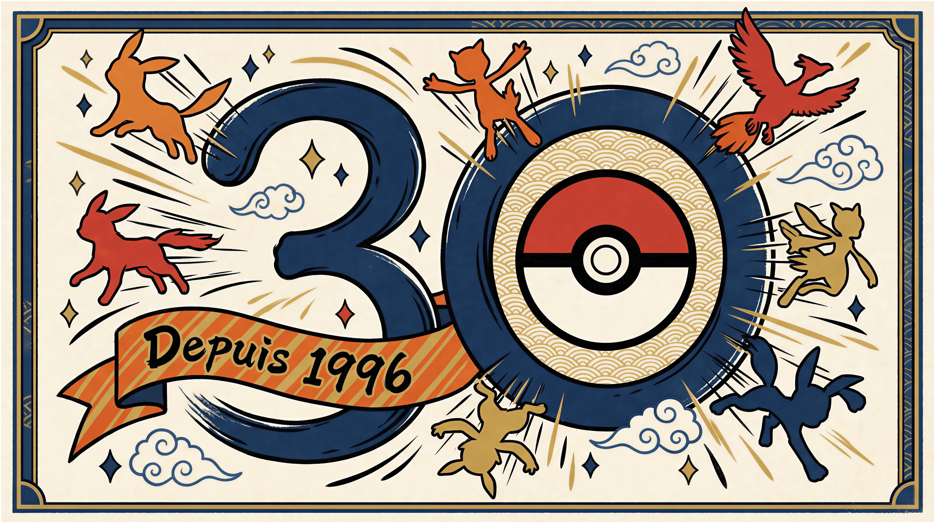 30 Ans de Pokémon : Le Guide des 1025 Logos Anniversaire (et mes 6 coups de cœur)