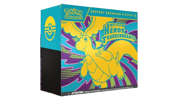 Coffret Dresseur d’Élite de la Série du TCG Pokémon Héros transcendants